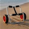 Carrello Kayak Pieghevole Salvaspazio Trasporto Leggero per Sabbia, Spiaggia