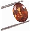 Zaffiro Padparadscha Ceylon Naturale Marrone Sole 7,9 CT Taglio Ovale Sciolto