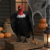 Statuetta Avvoltoio Realistico Piume con Texture Uccello Artificiale Decorativo