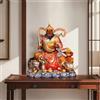 Statua di Zhao Gongming Auspicabile Soprammobile Solido per Praticanti Feng Shui