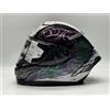 SHOEI X-fourteen X-14 KUJAKU TC-10 BIANCO/NERO Taglia S 55-56 cm Usato No...