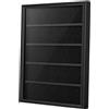 Vetrina in legno trasparente per carte da baseball, hockey e football