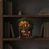 Modellino in Legno da Costruire LED Decorazione Artistico per Scrivania