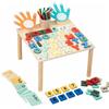 Tavolino Educativo con Numeri Coordinazione Occhio-Mano per Asilo Nido, Bambini