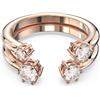 SWAROVSKI Set anelli rosè con cristalli