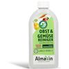 AlmaWin® Detergente per frutta e verdura [500 ml], Fruit & Vegetable Wash, vegano, detergente per frutta e verdura per varietà lisce, rimuove sporco e impurità, insapore