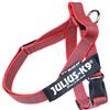 Julius-K9 Pettorina a Fascia Color & Gray, Taglia Mini, Rosso/Grigio