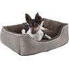 Kerbl Pet Kerbl Samuel - Letto da 50 x 40 x 15 cm, Colore: Argento/Grigio Scuro