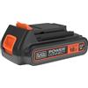 BLACK+DECKER 18V, 2.0AH, batteria agli ioni di litio, compatibile con tutti i prodotti BLACK+DECKER da 18V, BL2018-XJ