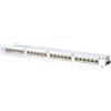 MetzConnect BTR NETCOM 24-Port Panel E-DAT C6A 1HE modular Alu TN EDATC6A-MP24-mod (130856C-E-90)