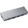 OEM Hub USB-C, uscita HDMI 4K, Thunderbolt 3 ad alta velocità, argento