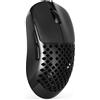 MAMBASNAKE M2, mouse da gaming wireless in fibra di carbonio, 41g, super leggera, 40000 DPI, sensore PAW3395PRO, chip BK52820, rivestimento Ice-Feel, connessione Bluetooth/2.4G/cablata, piedini in PTFE, grip tape, compatibile con PC/Mac, colore nero