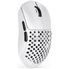 MAMBASNAKE M2, mouse da gaming wireless in fibra di carbonio, 41g, super leggera, 40000 DPI, sensore PAW3395PRO, chip BK52820, rivestimento Ice-Feel, connessione Bluetooth/2.4G/cablata, piedini in PTFE, grip tape, compatibile con PC/Mac, colore bianco