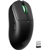 Magic-Refiner Mouse da gioco wireless MAGIC-REFINER G6 Superlight, 24000 DPI, sensore PAW3311, illuminazione RGB, peso di soli 72g, connettività Bluetooth/2.4G/cablata, autonomia fino a 200 ore, compatibile con PC/Mac, colore nero
