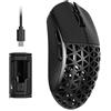 ATTACK SHARK Mouse da gaming wireless ATTACK SHARK R5 Ultra, realizzata in fibra di carbonio, con tecnologia HyperSpeed. Peso: 39g. Include grip tape. Connessione: 2.4G/BT/USB-C. Sensore: PAW3950MAX. Frequenza di polling wireless: 8000Hz. DPI: 42000. …