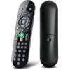 Hycago Telecomando Bluetooth con funzione vocale per Sky Q/Mini/Silver Box, nessuna programmazione, materiale ABS nero, per Sky Q TV Box, portata 10 m