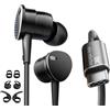 SUYUZREY Cuffie con cavo di tipo C, auricolari sportivi con bassi profondi, auricolari magnetici anti-groviglio, con cancellazione del rumore delle chiamate, cuffie USB C con microfono, auricolari stereo con
