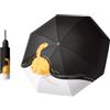 Meichoon Ombrello compatto portatile UPF50+ protezione solare leggero, impermeabile e antivento, accessorio da viaggio pieghevole, motivi gatto, anatra, panda, cucciolo