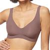 sloggi Donna Zero Feel Bralette Ex, Cacao, XS