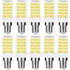 RANBOO E14 LED 10W equivalenti a 80W, Bianco Freddo 6000K 800LM, AC 220-240V, 360 Gradi Angolo del Fascio, Mini Ceramica Lampadina, Non-Dimmerabile, No Sfarfallio, 10 Pezzi