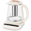 generic Bollitore Elettrico in Vetro 1.8L con Controllo Temperatura | Riscaldamento rapido 800W, mantenimento calore 12h, base 360° e materiali sicuri BPA-free per tè e tisane perfette.