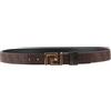 VERSACE - Cintura in pelle - Cioccolato