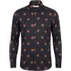 DEUXIEME - Camicia fantasia - Nero