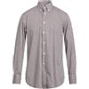 BRIONI - Camicia a quadri - Marrone