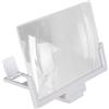 Holibanna Ingranditore Schermo Telefono 14 Pollici 3d Pieghevole Bianco | Plastica, Uso Casa Ufficio, Distanza Regolabile, Mani Libere, Adatto a Anziani