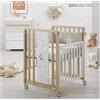 Azzurra Design Lettino Evolutivo Glam Stelle Uno X 9 Vari Colori con Tessile Glam Luce : Colore - natural