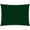 Red Cup Living vidaXL Parasole a Vela Oxford Rettangolare 4x6 m Verde Scuro