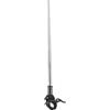 DOITOOL Supporto per asta in acciaio inox regolabile con robusta base a morsetto, resistente alle intemperie, per auto, bicicletta e moto, fissaggio stabile per