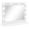 vidaXL Specchio da Vanità Bianco 60 x 45 x 18 cm Rettangolare