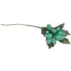 PuntoCasaStore 72 pz fiori artificiali fiore ciuffo pistillo bomboniera segnaposto composizione verde tiffany