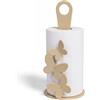 Arti & Mestieri Porta rotoli Butterfly da cucina 15x33 cm Chantilly | Arti & Mestieri Porta rotoli Butterfly da cucina in ferro 15x33 cm colore Chantilly