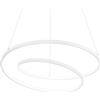 Ideal Lux - OZ SP D80 bianco Lampadario a sospensione Ø 800 x H min 390 / max 2240 mm 52W 30000 h 4000 K 6400 lumen