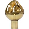 Kare Design Lampada da tavolo Supernova Amber, oro, tonda, abat jour, lampadina comodino, tavolino, per scrivania, stile glamour, elegante, 38x25x25cm (A/L/P), lampadina non inclusa