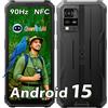 Blackview BV4800SE Android 15 Rugged Smartphone 2025, 12GB(4+8)+64GB/2TB
