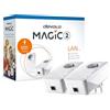 Devolo Magic 2 LAN 2400 Mbit/s Collegamento ethernet LAN Bianco 2 pz (devolo Mag
