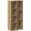 vidaXL Libreria Rovere Artigianale 50x25x105 cm in Legno Multistrato