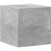vidaXL Mobile a Parete Grigio Cemento 40x42,5x40 cm Legno Multistrato