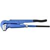 Högert Technik - Chiave inglese regolabile per tubi 90° 430mm / 1-1/2 - Chiave di regolazione per lavori idraulici e di montaggio - Chiave regolabile Pinza per tubi - in acciaio CrV