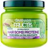 Garnier Fructis Hydra Ricci Hair Bomb Proteine, Maschera Ultra Idratante - 320 ml