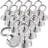 Aenienoe 20Pezzi Ganci Magnetici Extra Forti Neodimio Calamita con Gancio Potente Piccole 20mm non c'è bisogno di Fare Buchi Magneti Frigotelaioin Ferro,Soffitto,Cucina,Pesante Magnete Ganci