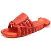 POPOTI Sandali Estive Donna, Infradito da Flip Flop Sandali Flipper Sandali Zeppa Mare Spiaggia e Piscina Estate Scarpe (Rosso A, Adulto, Donna, 35, Numero, Sistema Taglie Calzature EU, Stretta)