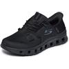 Skechers Uomo Work Glide Step PRO SR Hands Free Slip Ins Sneaker, Nero, 43 EU