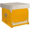 Casagrande 25H Arnia Dadant-Blatt 10 favi stanziale cubica fondo mobile antivarroa - Giallo