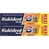PROCTER & GAMBLE Kukident Bipacco Morso Insuperabile Crema Adesiva Dentiere 57g X 2