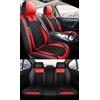 NOBQUA Coprisedili Auto Universali per 5 Posti in Vera Pelle-Compatibili con Mercedes-Benz CLA CLS GLA GLB GLC GLE Classe G GLS - Impermeabili, Antiscivolo-Set Completo per SUV e Berlina