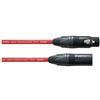 CORDIAL Cavo microfono XLR 10 m, rosso